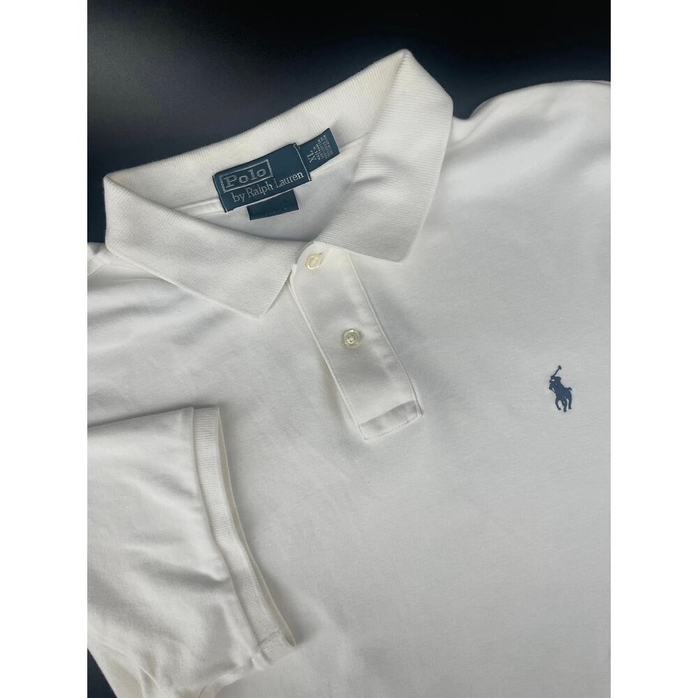 VNTG Polo by Ralph Lauren Polo Shirt Terry Cloth Men’s XL Classic White Pony